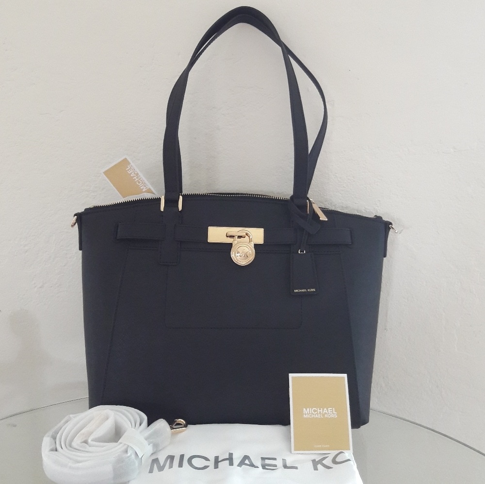 NWT MICHAEL KORS HAMILTON TRAVELER ZIP SATCHEL
